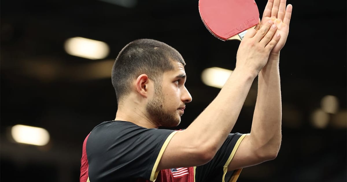 USA TableTennis Kanak Jha’s Opens Olympics with 40 Prelim Win over